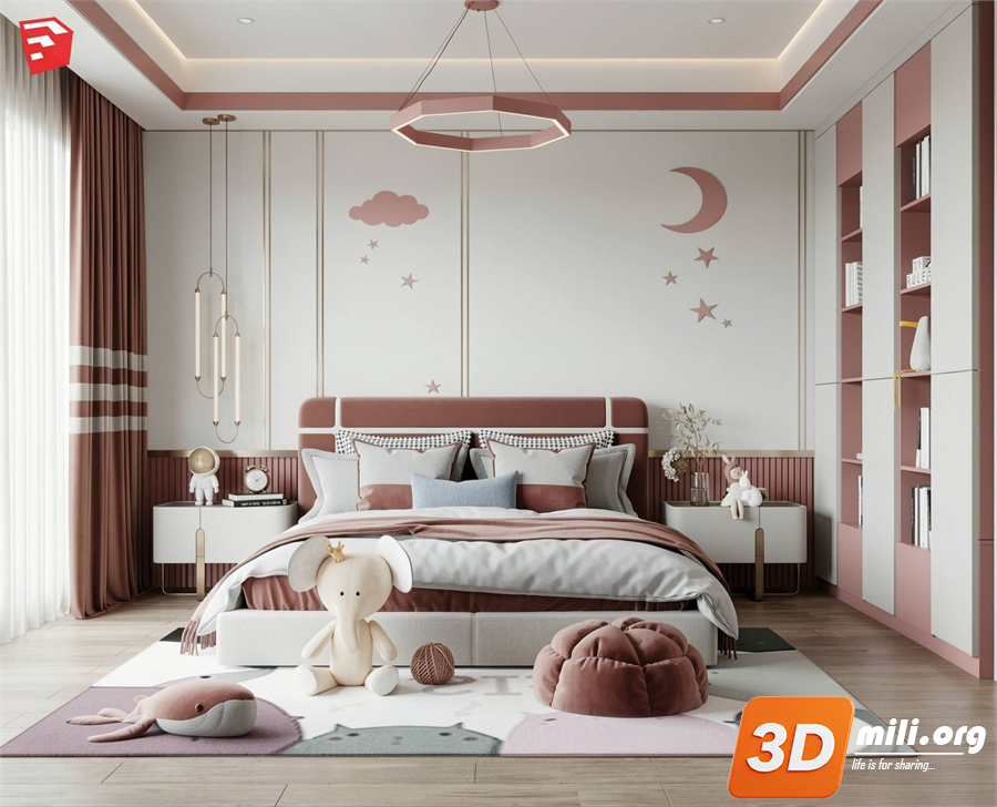 Children Room Scenes Skp FIles 